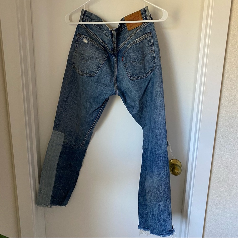 Levi’s 501 Patchwork Distressed Denim - image 5